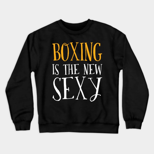 Gifts For Boxing Lovers Crewneck Sweatshirt by divawaddle